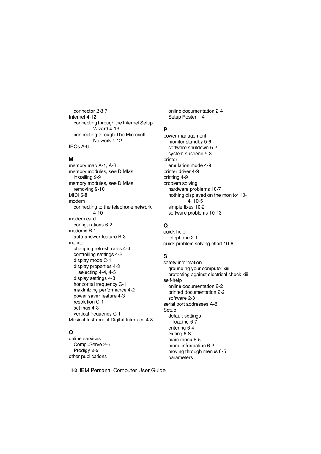 IBM 2193, 6345, 2194 manual Simple fixes 10-2 software problems 