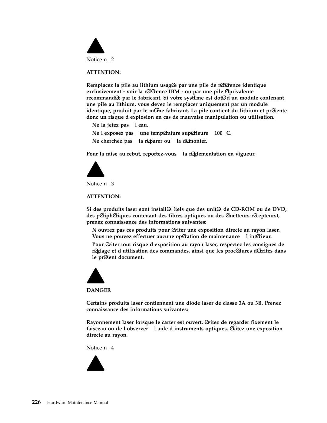 IBM 6346, 6348, 6342, 6339, 6341, 2257, 2256, 6337, 2254, 6347, 6336 manual Hardware Maintenance Manual 