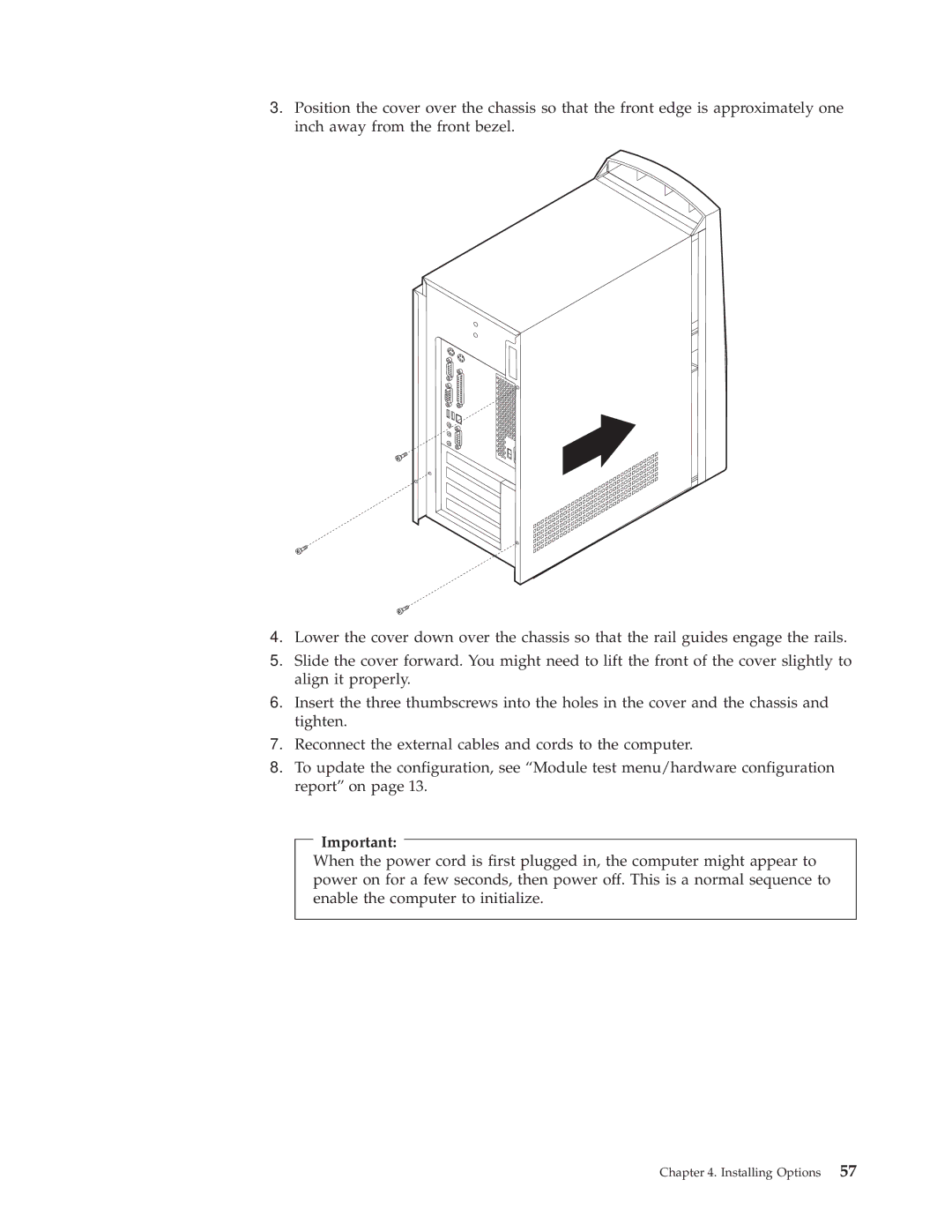 IBM 6336, 6348, 6342, 6339, 6346, 6341, 2257, 2256, 6337, 2254, 6347 manual Installing Options 