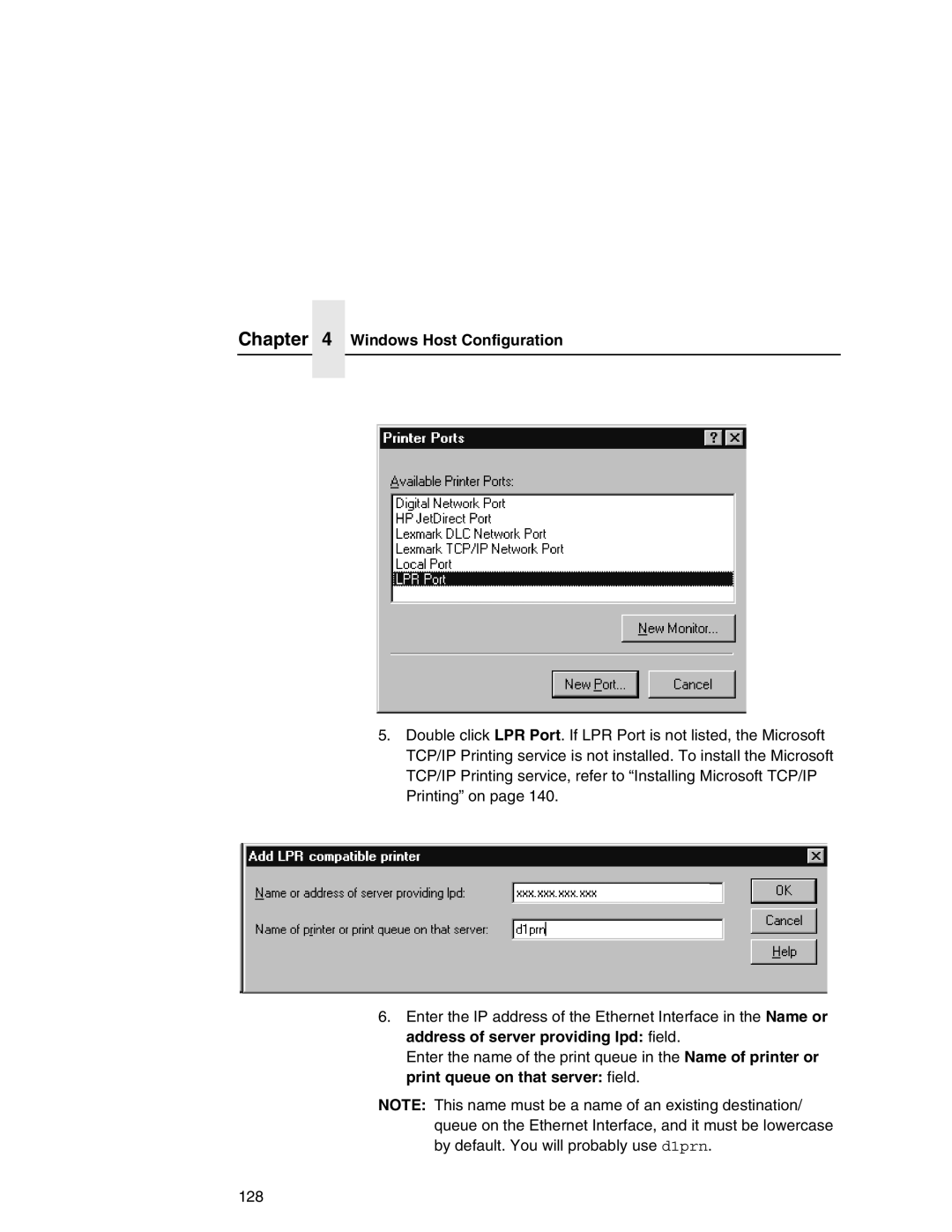 IBM 6500 manual Windows Host Configuration 