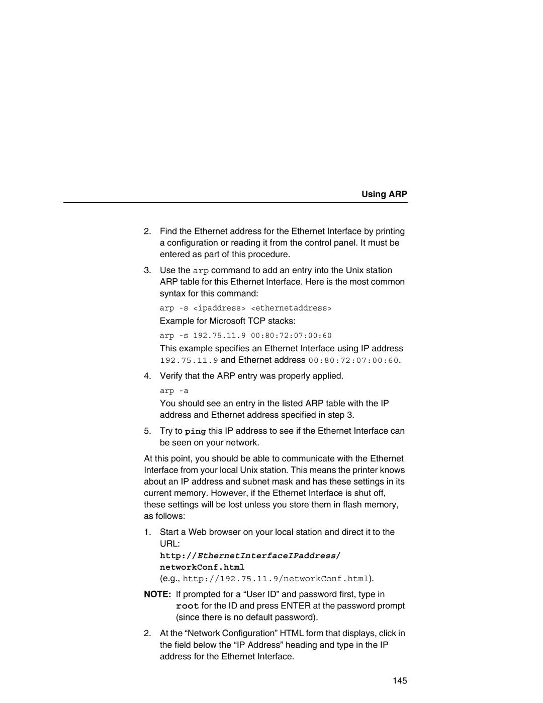 IBM 6500 manual Using ARP 