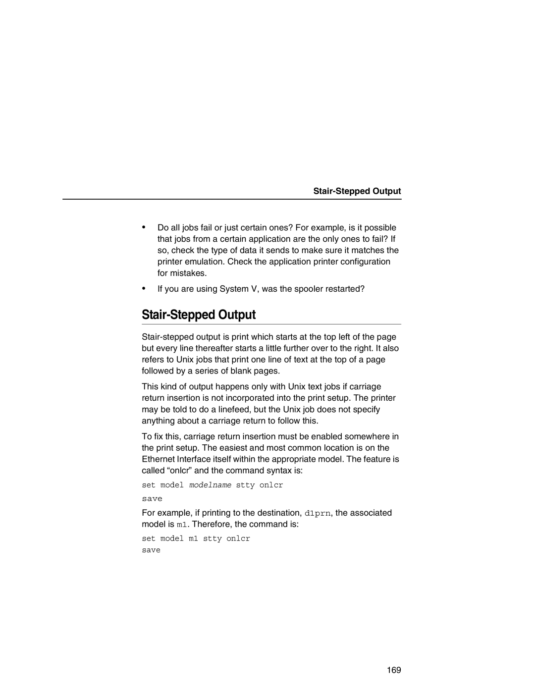 IBM 6500 manual Stair-Stepped Output 