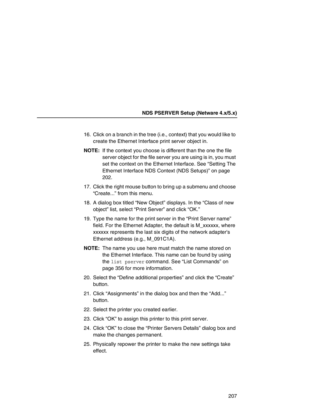 IBM 6500 manual NDS Pserver Setup Netware 4.x/5.x 