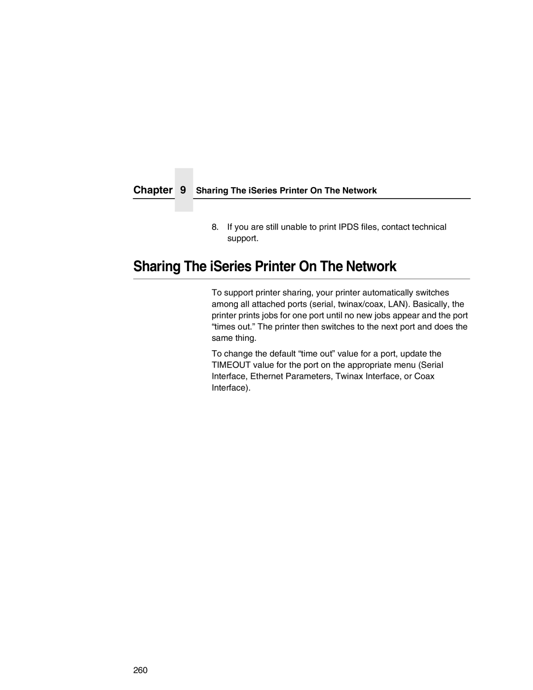 IBM 6500 manual Sharing The iSeries Printer On The Network 