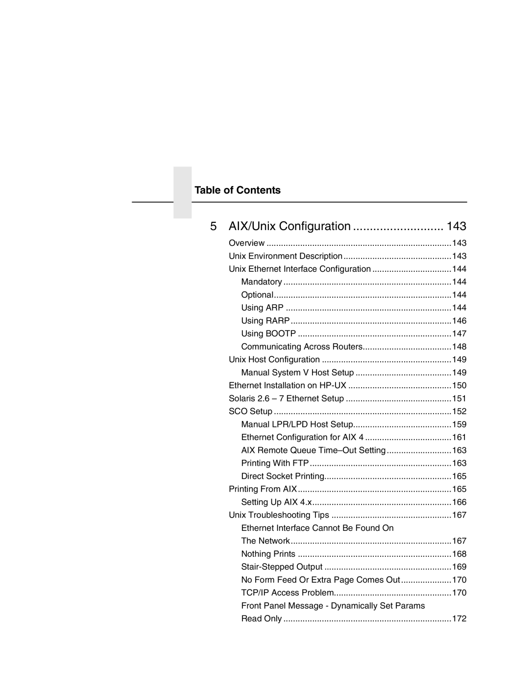 IBM 6500 manual AIX/Unix Configuration 