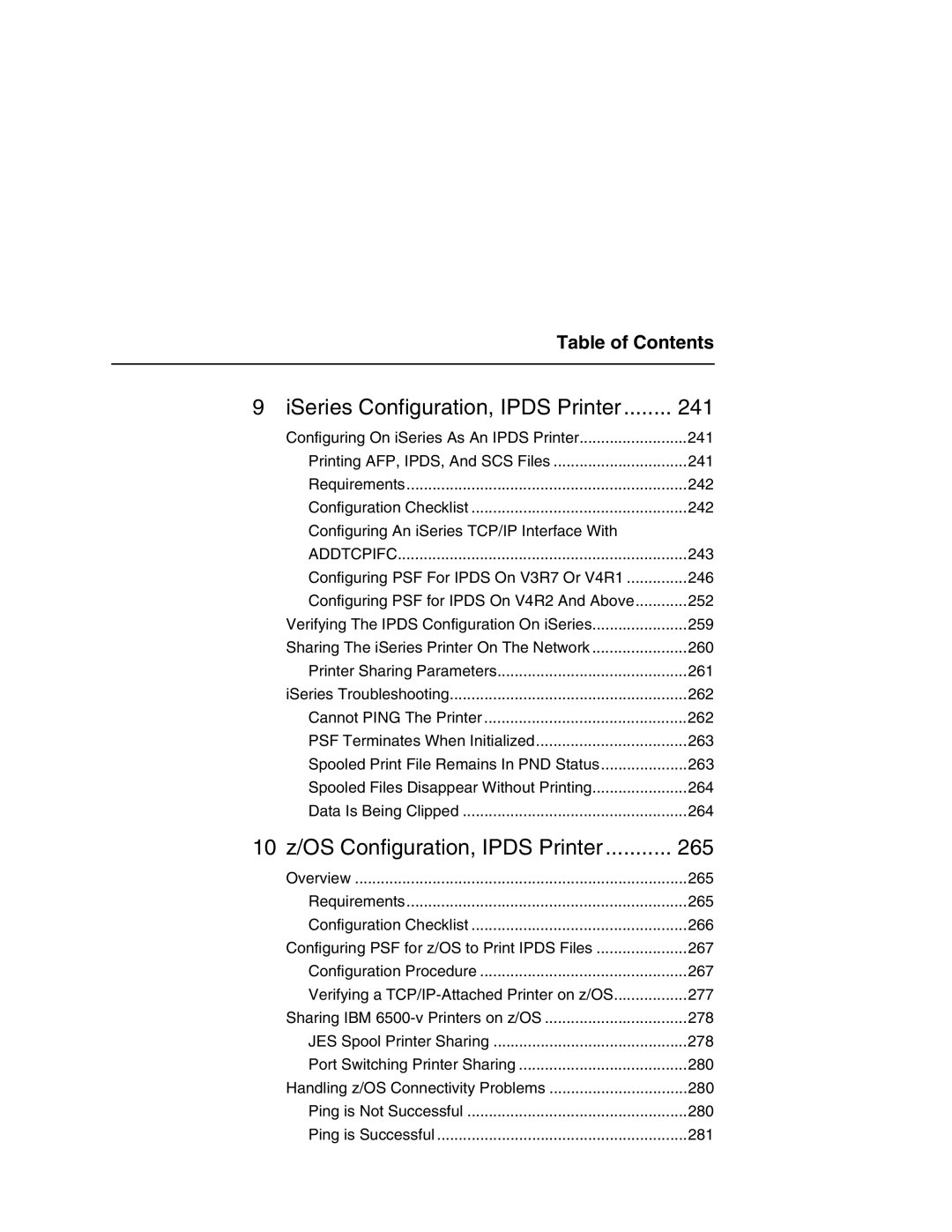 IBM 6500 manual ISeries Configuration, Ipds Printer, Addtcpifc 