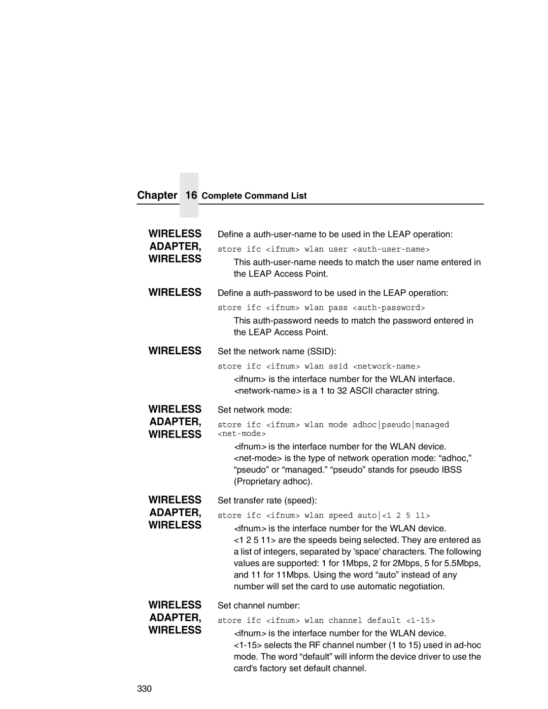 IBM 6500 manual Define a auth-user-name to be used in the Leap operation 