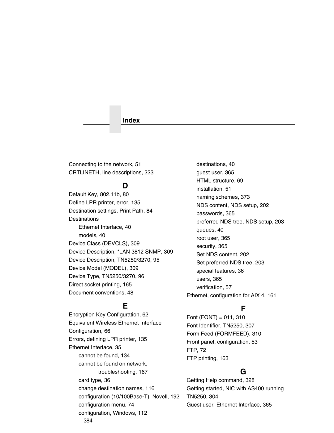 IBM 6500 manual Index 