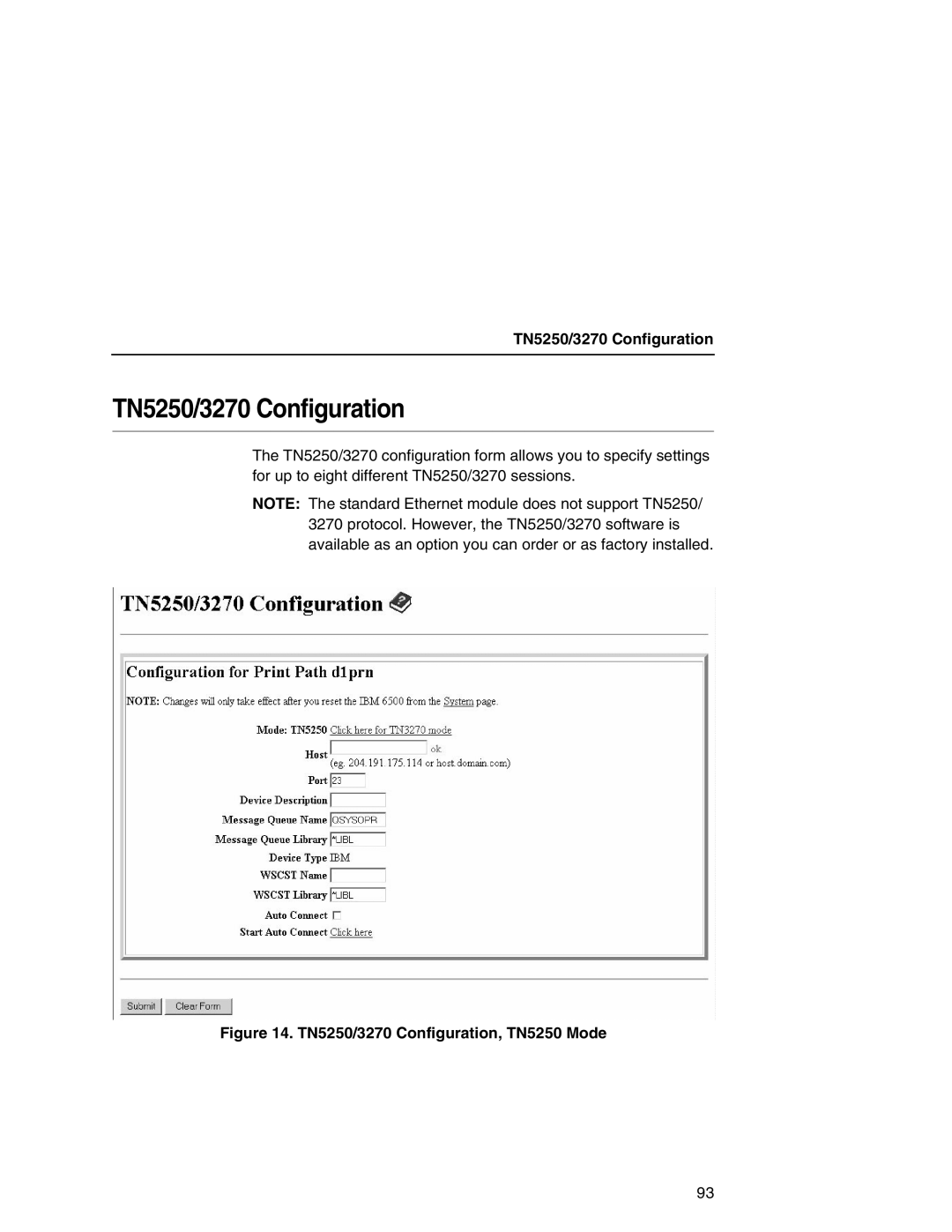 IBM 6500 manual TN5250/3270 Configuration 