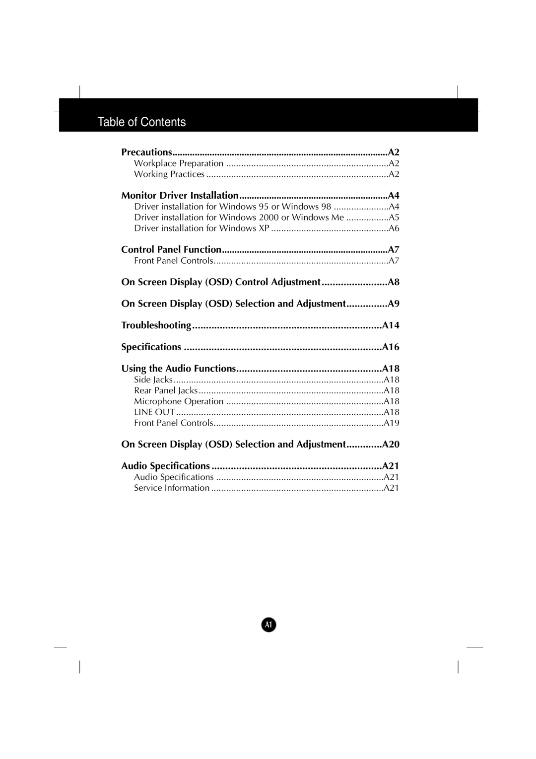 IBM 6517-6LN manual Table of Contents 