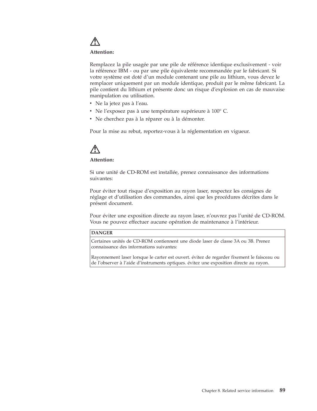 IBM 2179, 6643 manual Related service information 