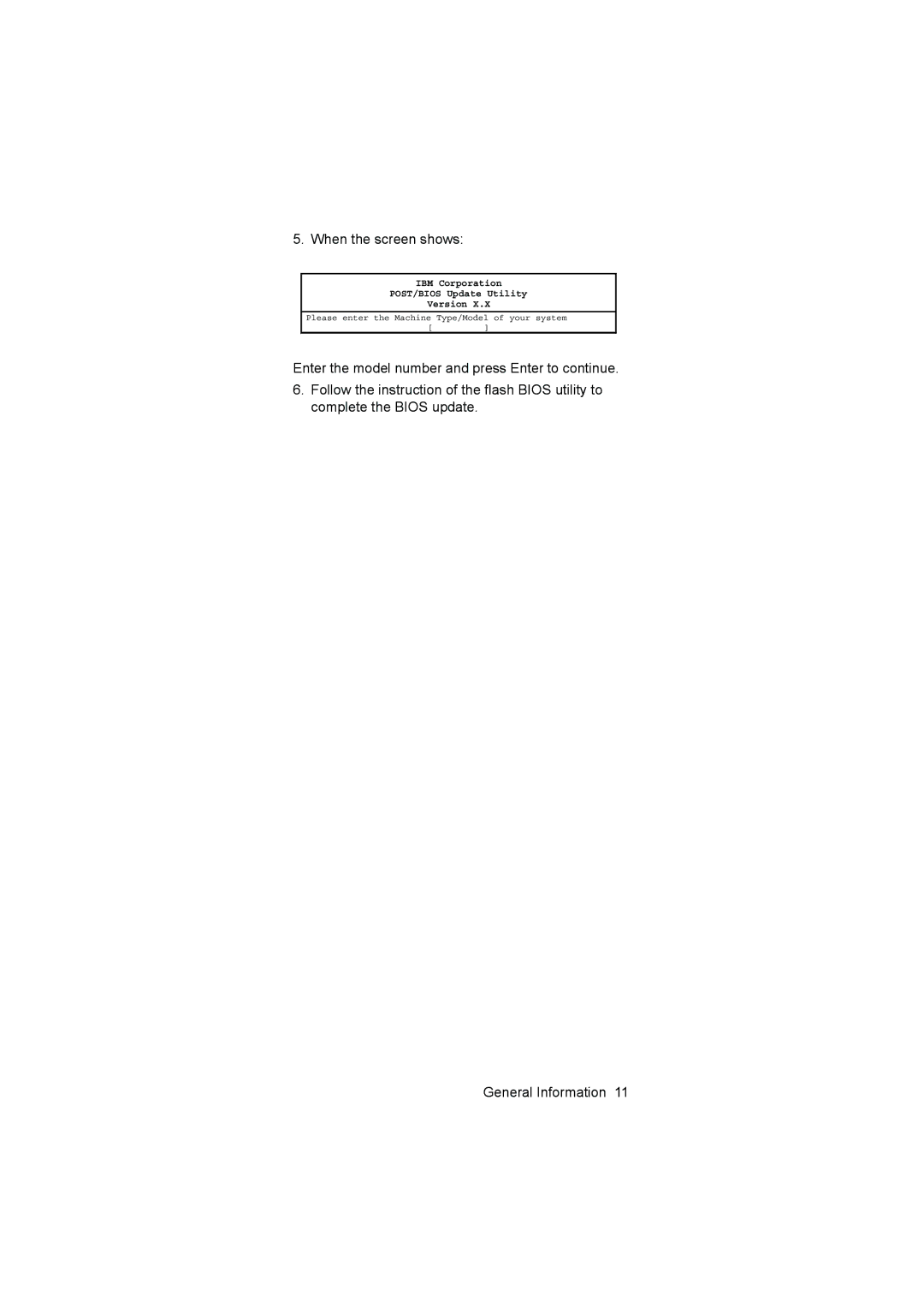 IBM 6644, 6645, 6646 manual When the screen shows 