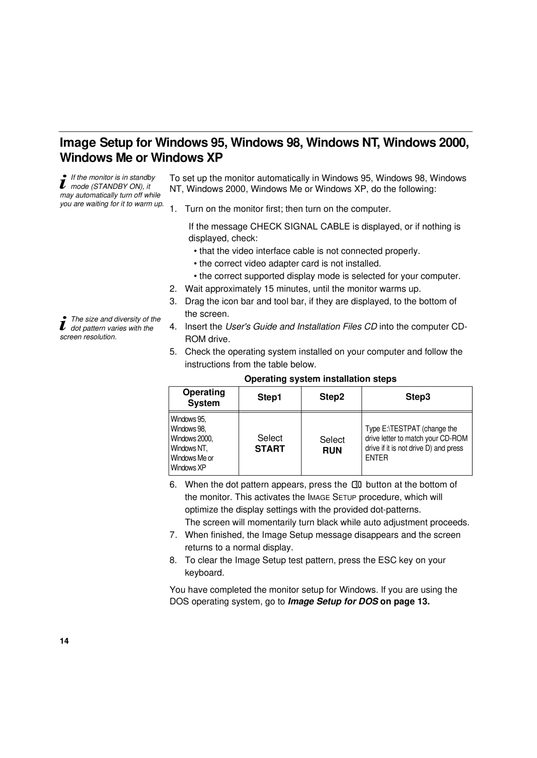 IBM 6736-HB0 manual Operating system installation steps System, Start RUN 