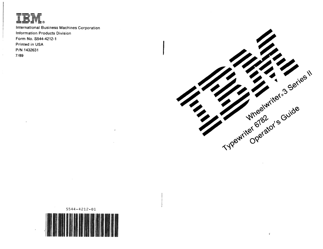 IBM 6782 manual 