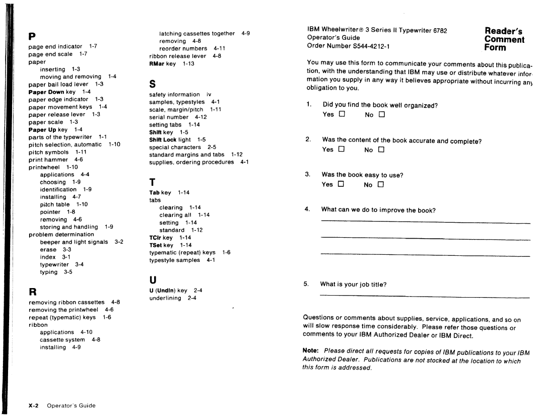 IBM 6782 manual 