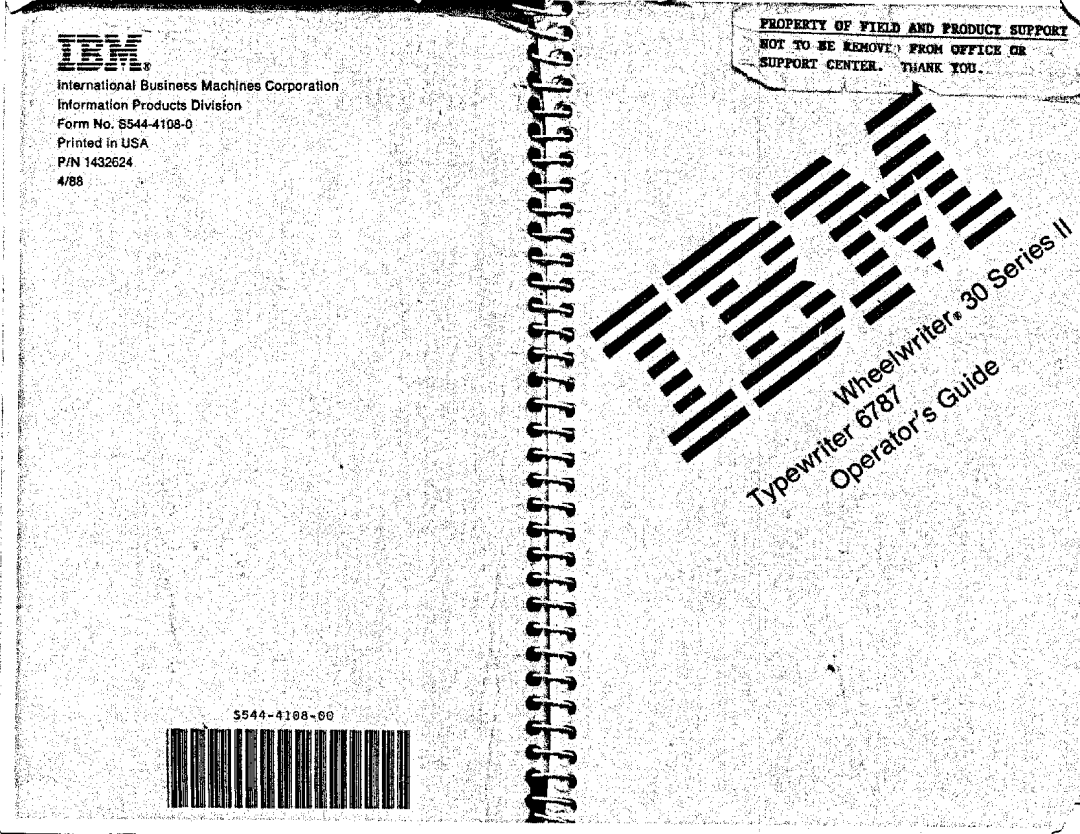 IBM 6787 manual 