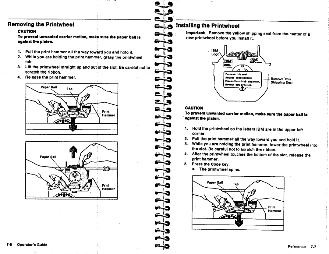 IBM 6787 manual 