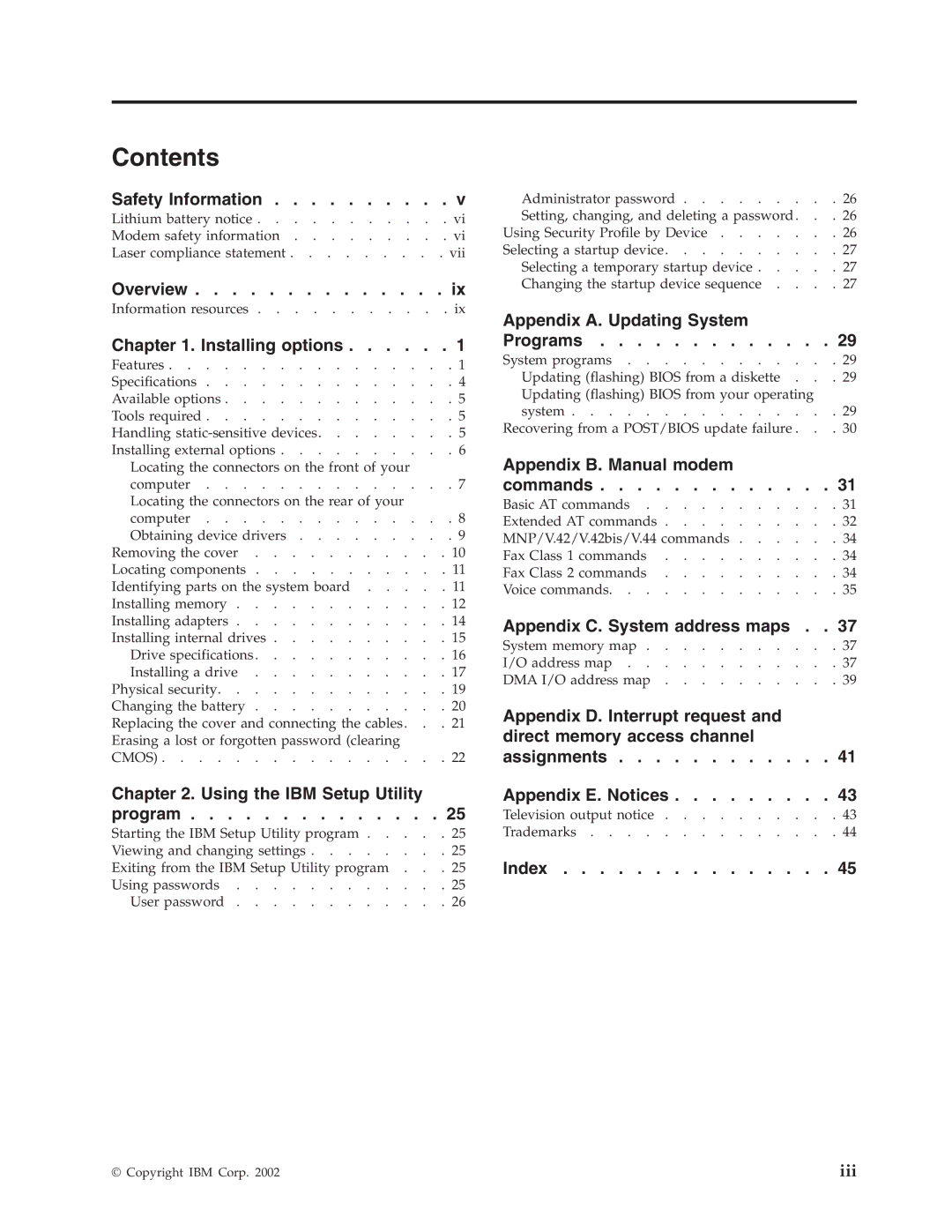 IBM 2289, 6824 manual Appendix B. Manual modem 