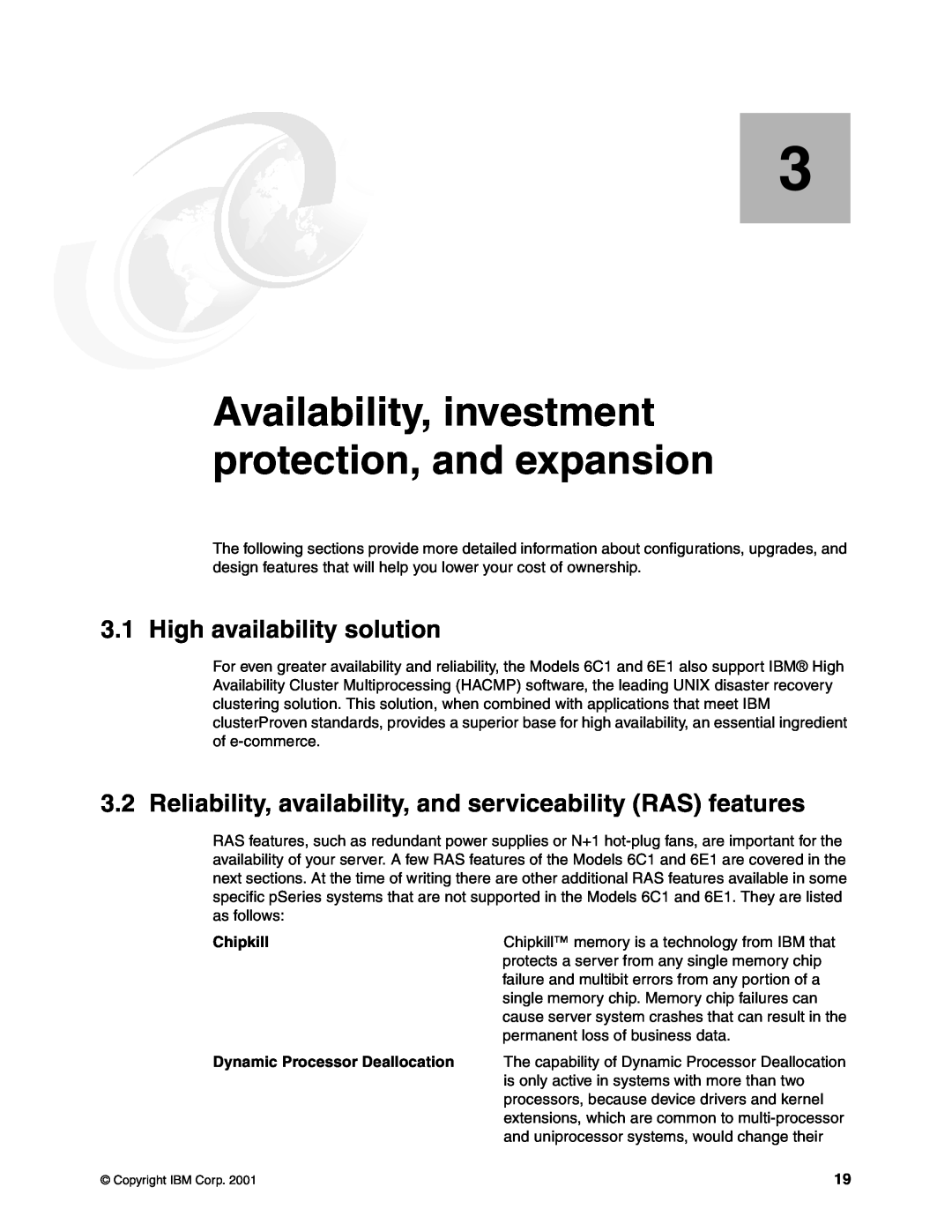 IBM 6E1, 6C1, 610 manual Availability, investment protection, and expansion, High availability solution 