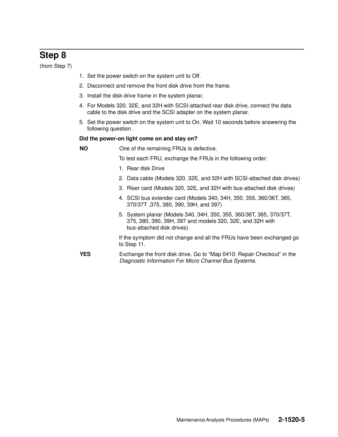 IBM 7012 manual Rear disk Drive 