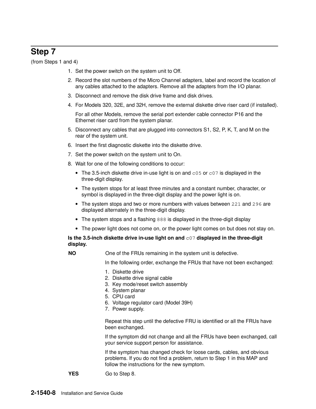 IBM 7012 manual Diskette drive 