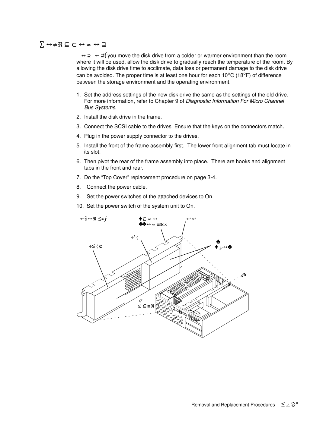 IBM 7012 manual Model Frame Hook Assembly P4 D Disk P3 C Drives 