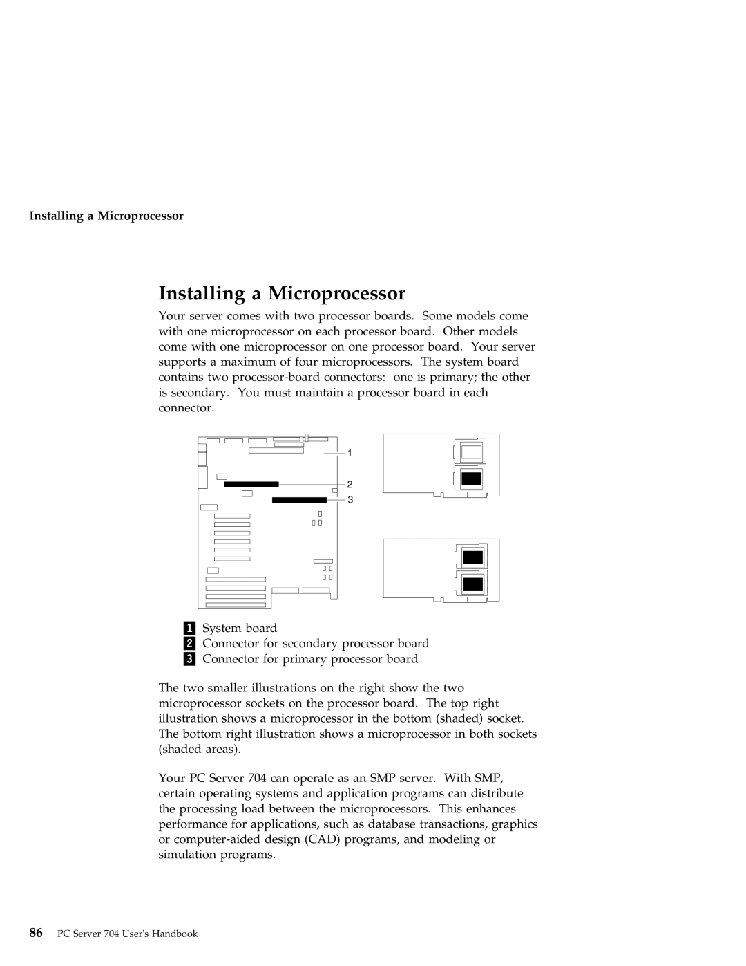 IBM 704 manual Installing a Microprocessor 