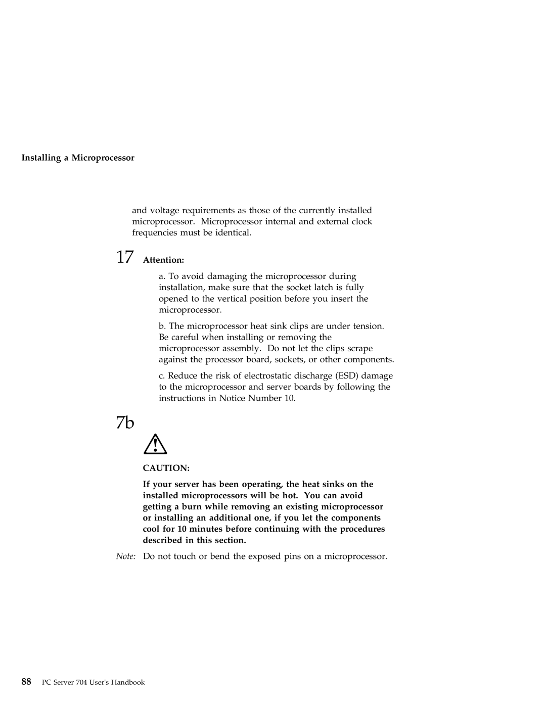 IBM 704 manual Installing a Microprocessor 