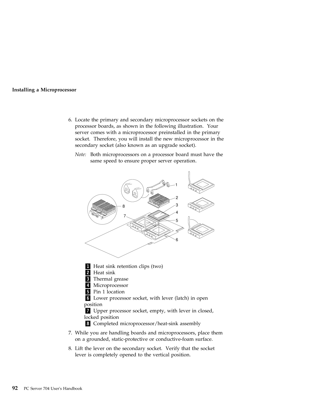 IBM 704 manual Installing a Microprocessor 