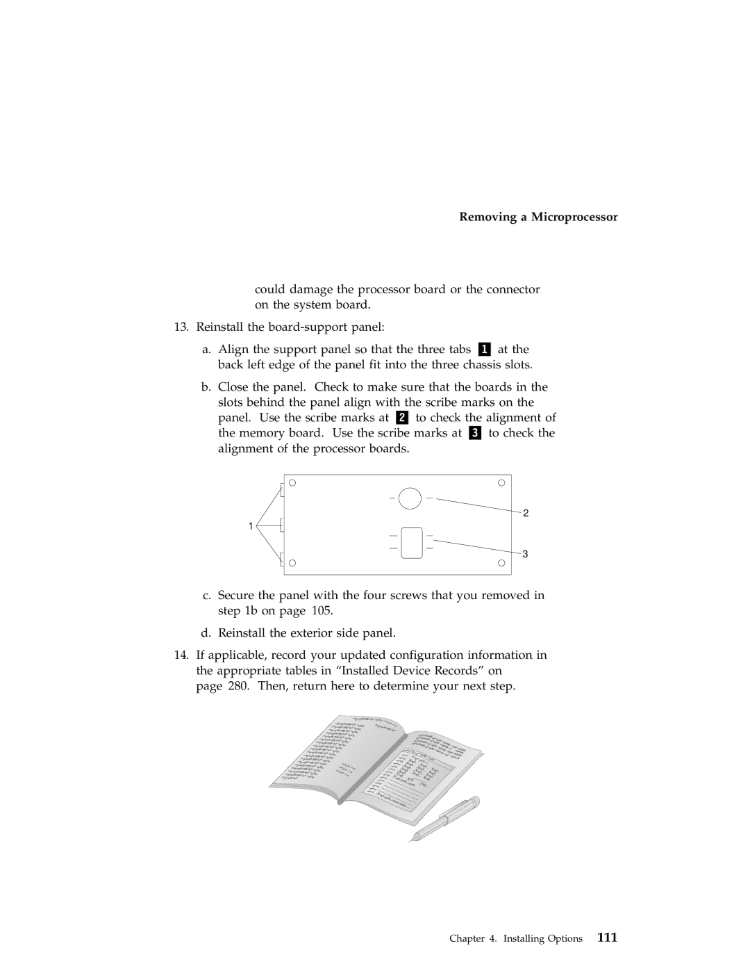 IBM 704 manual Removing a Microprocessor 