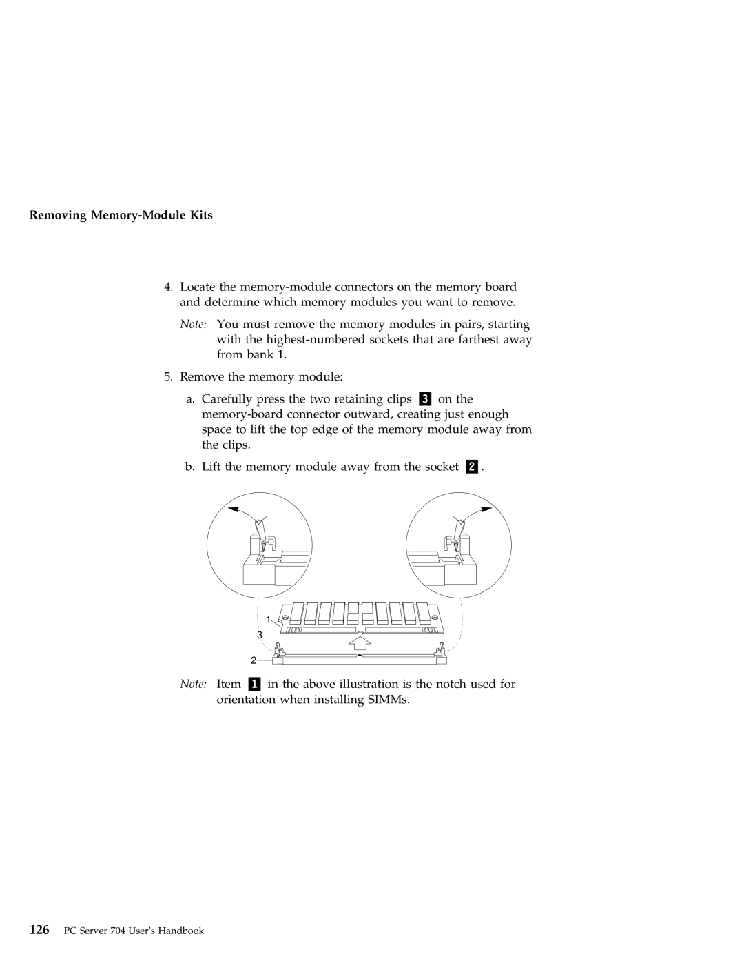 IBM 704 manual Removing Memory-Module Kits 