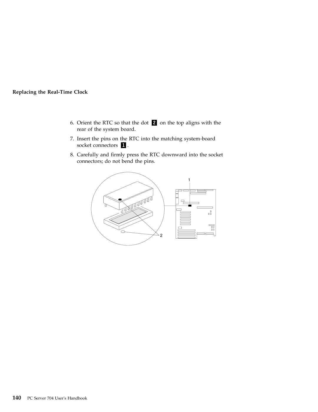 IBM 704 manual Replacing the Real-Time Clock 