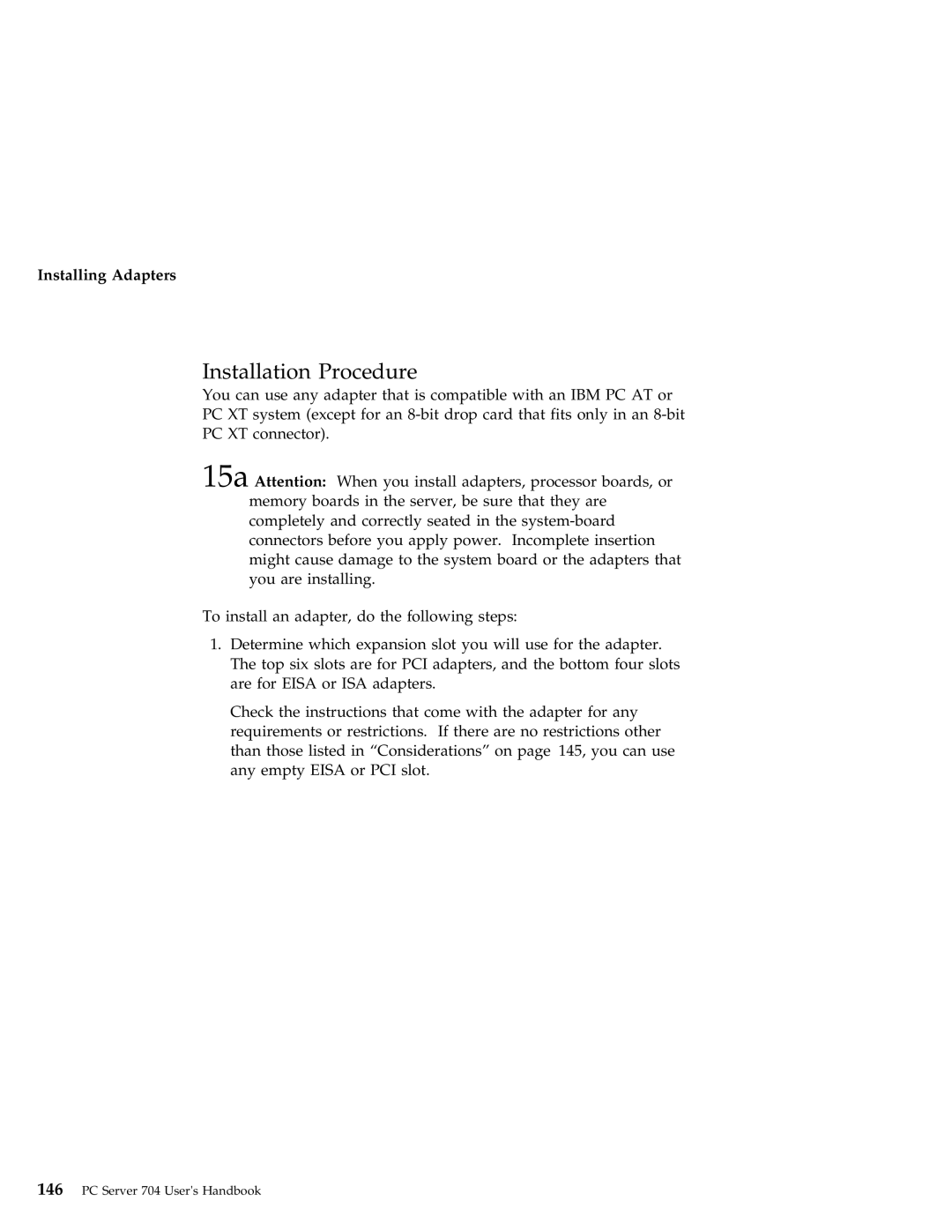 IBM 704 manual Installation Procedure 