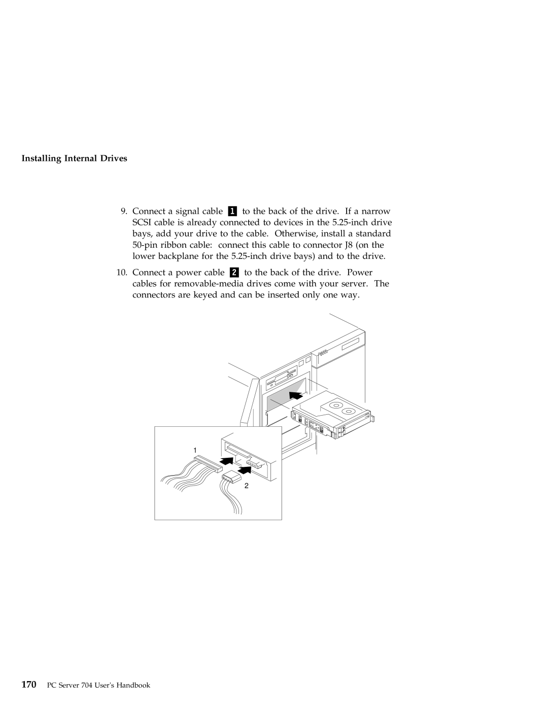 IBM 704 manual Installing Internal Drives 