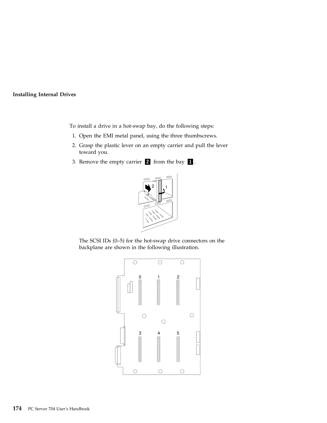 IBM 704 manual Installing Internal Drives 