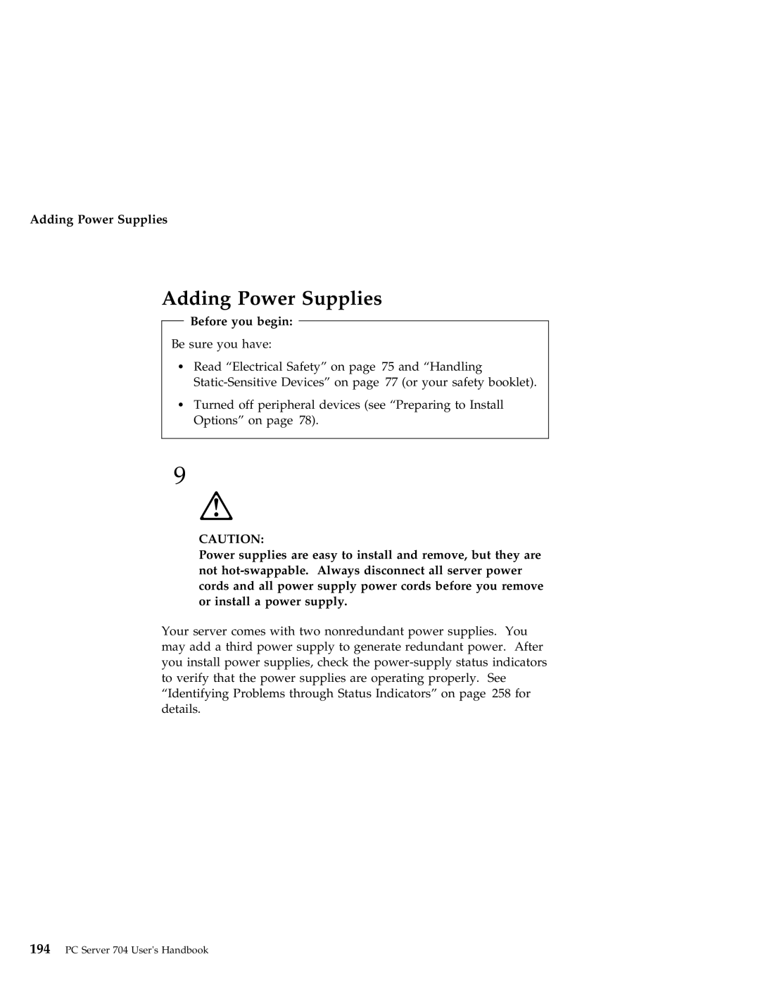 IBM 704 manual Adding Power Supplies 