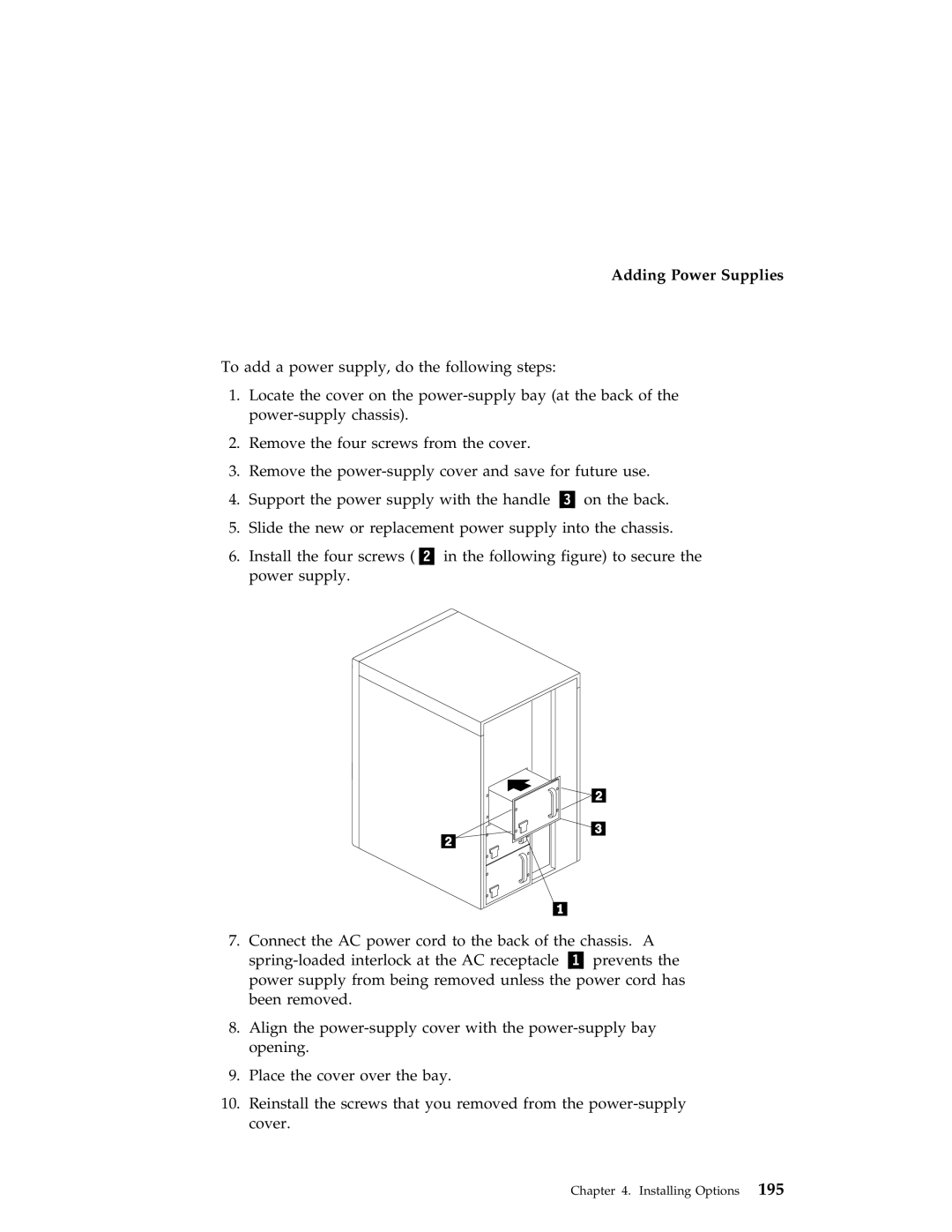 IBM 704 manual Adding Power Supplies 