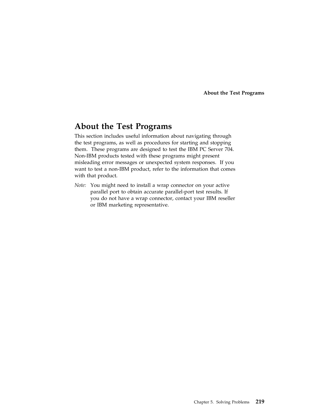 IBM 704 manual About the Test Programs 