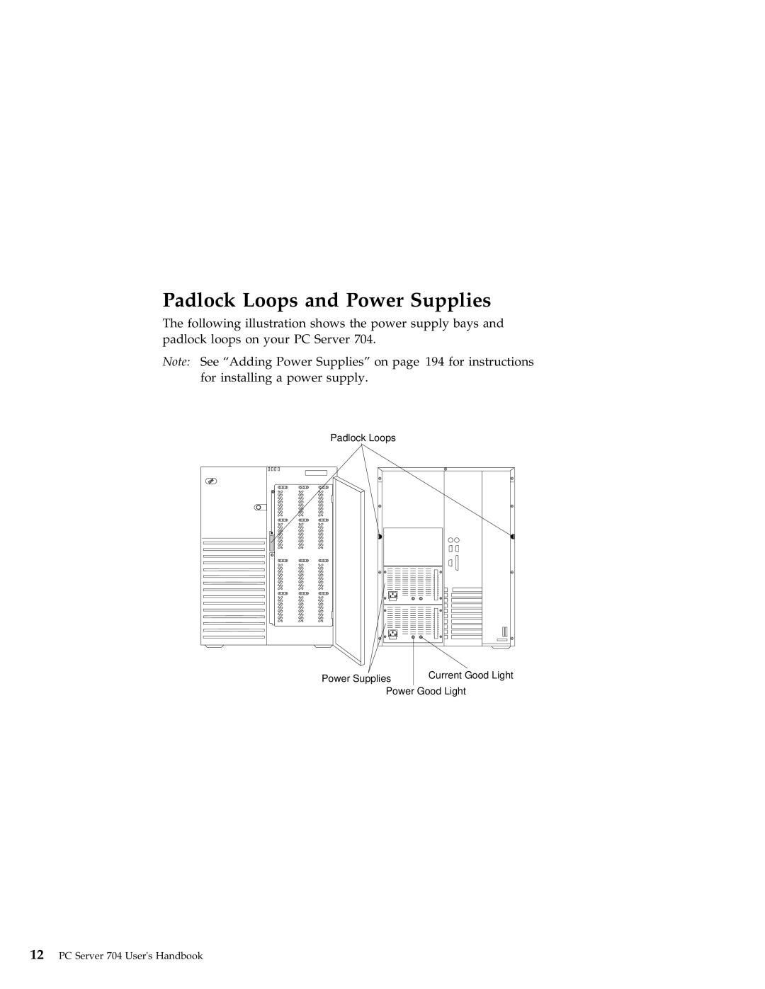 IBM 704 manual Padlock Loops and Power Supplies 