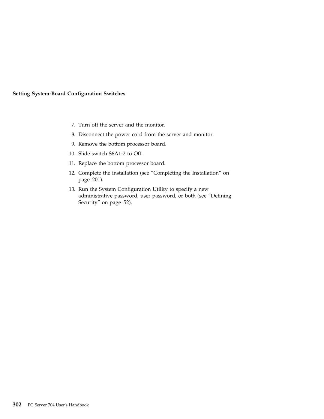 IBM 704 manual Setting System-Board Configuration Switches 