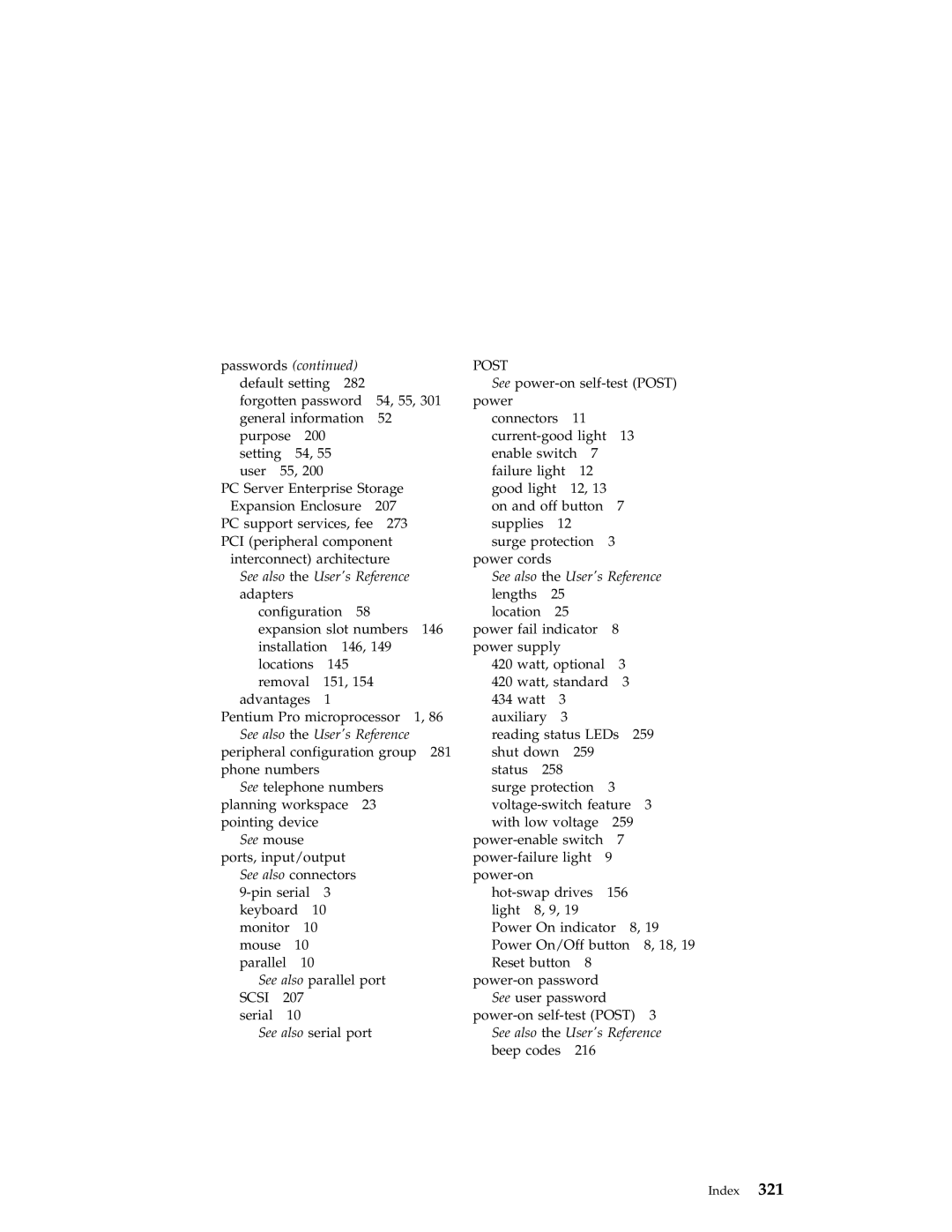 IBM 704 manual Passwords, See also the Users Reference adapters 