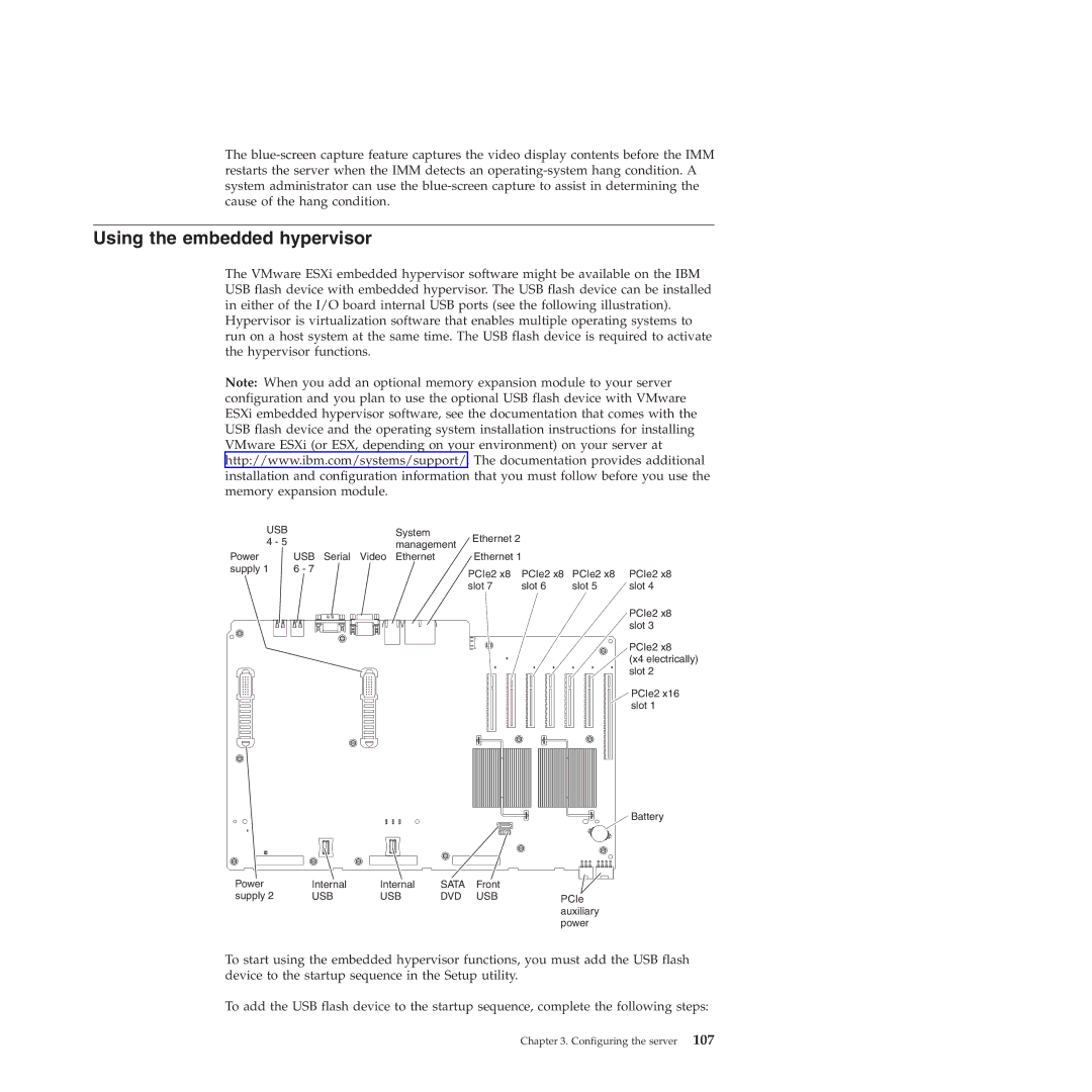 IBM 71453RU manual Using the embedded hypervisor 