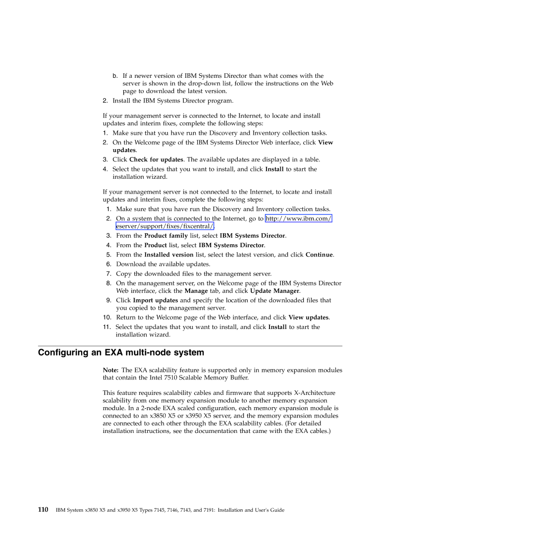 IBM 71453RU manual Configuring an EXA multi-node system 