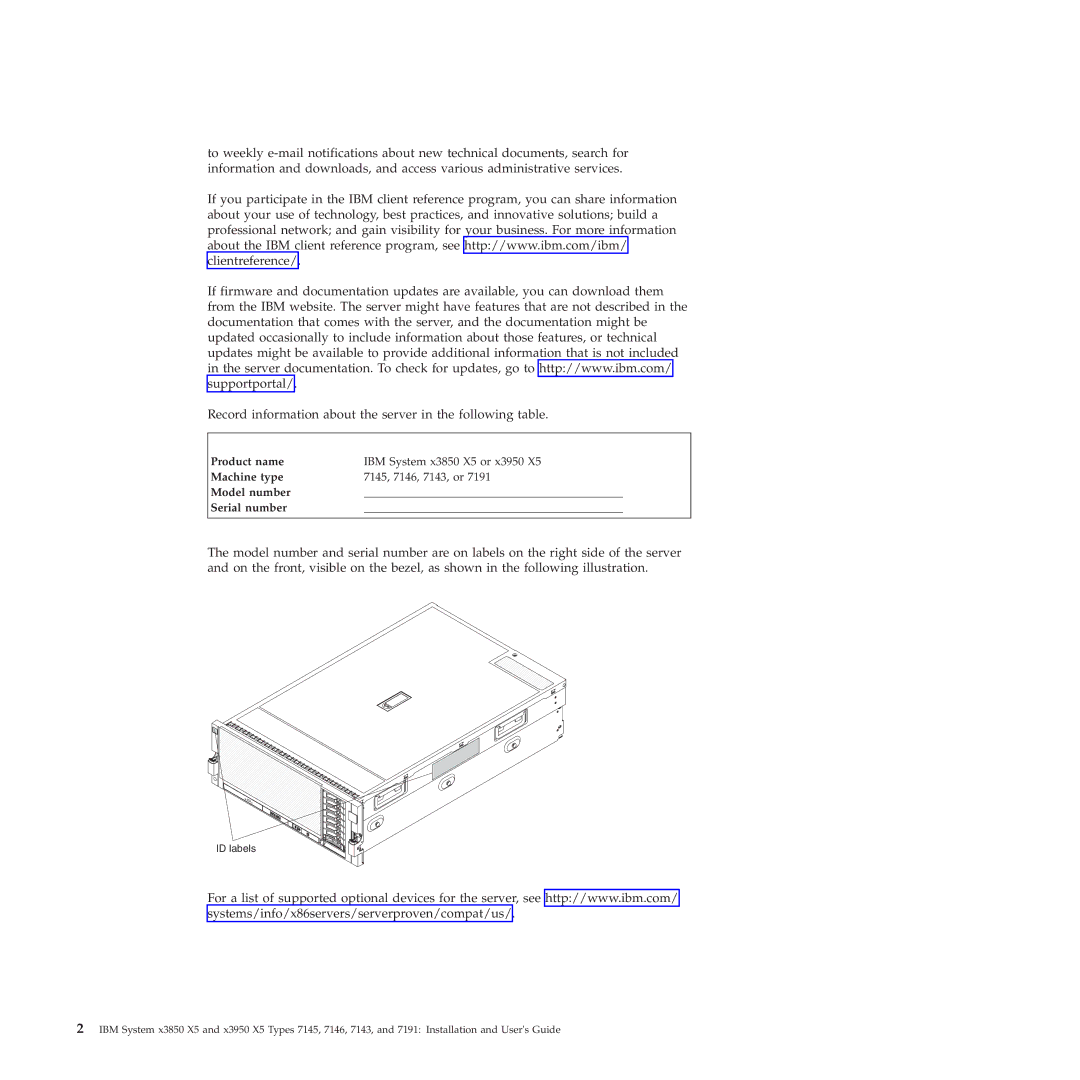 IBM 71453RU manual ID labels 