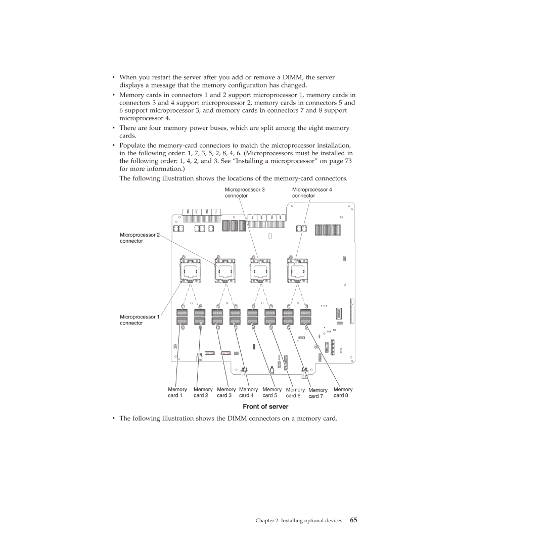 IBM 71453RU manual Front of server 