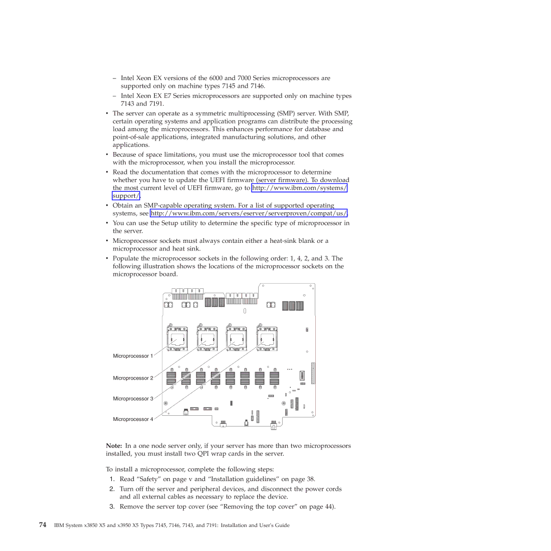 IBM 71453RU manual Microprocessor 