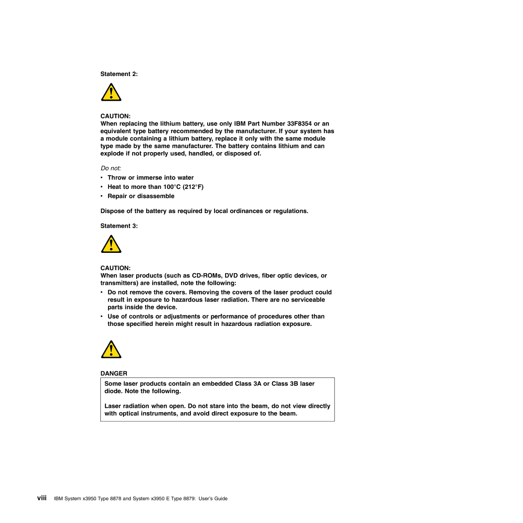 IBM 71455DU manual Do not 