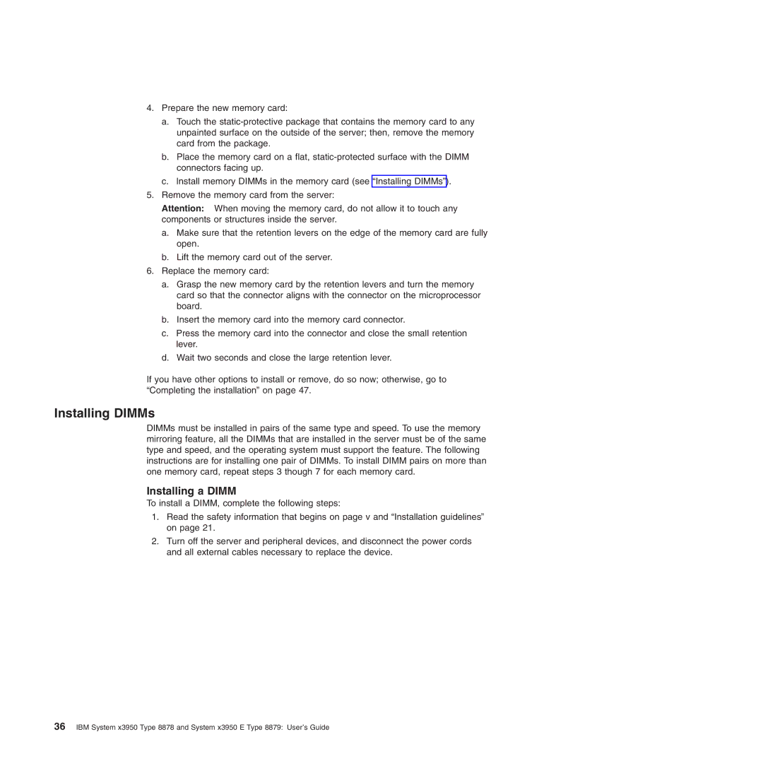 IBM 71455DU manual Installing DIMMs, Installing a Dimm 