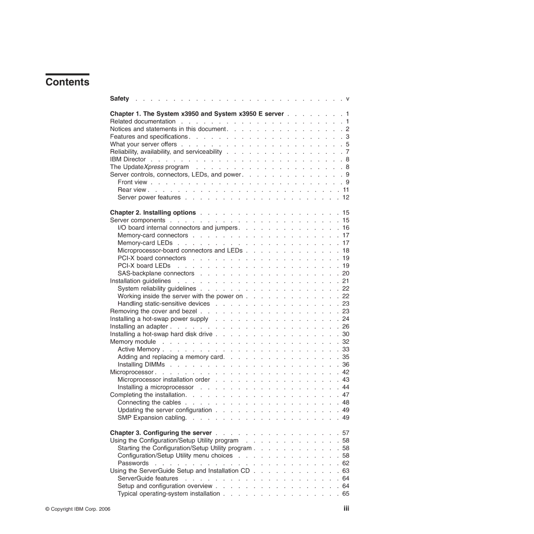 IBM 71455DU manual Contents 