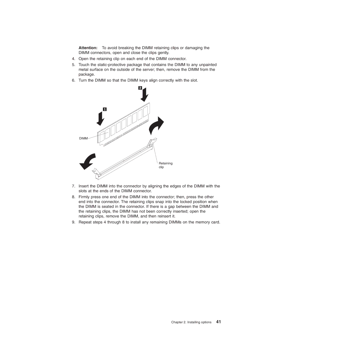 IBM 71455DU manual Dimm 